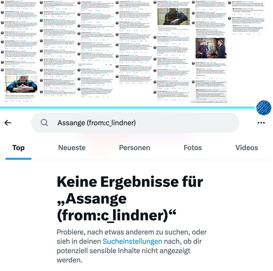 Import nach Datenbankcrash - Nummer 1396