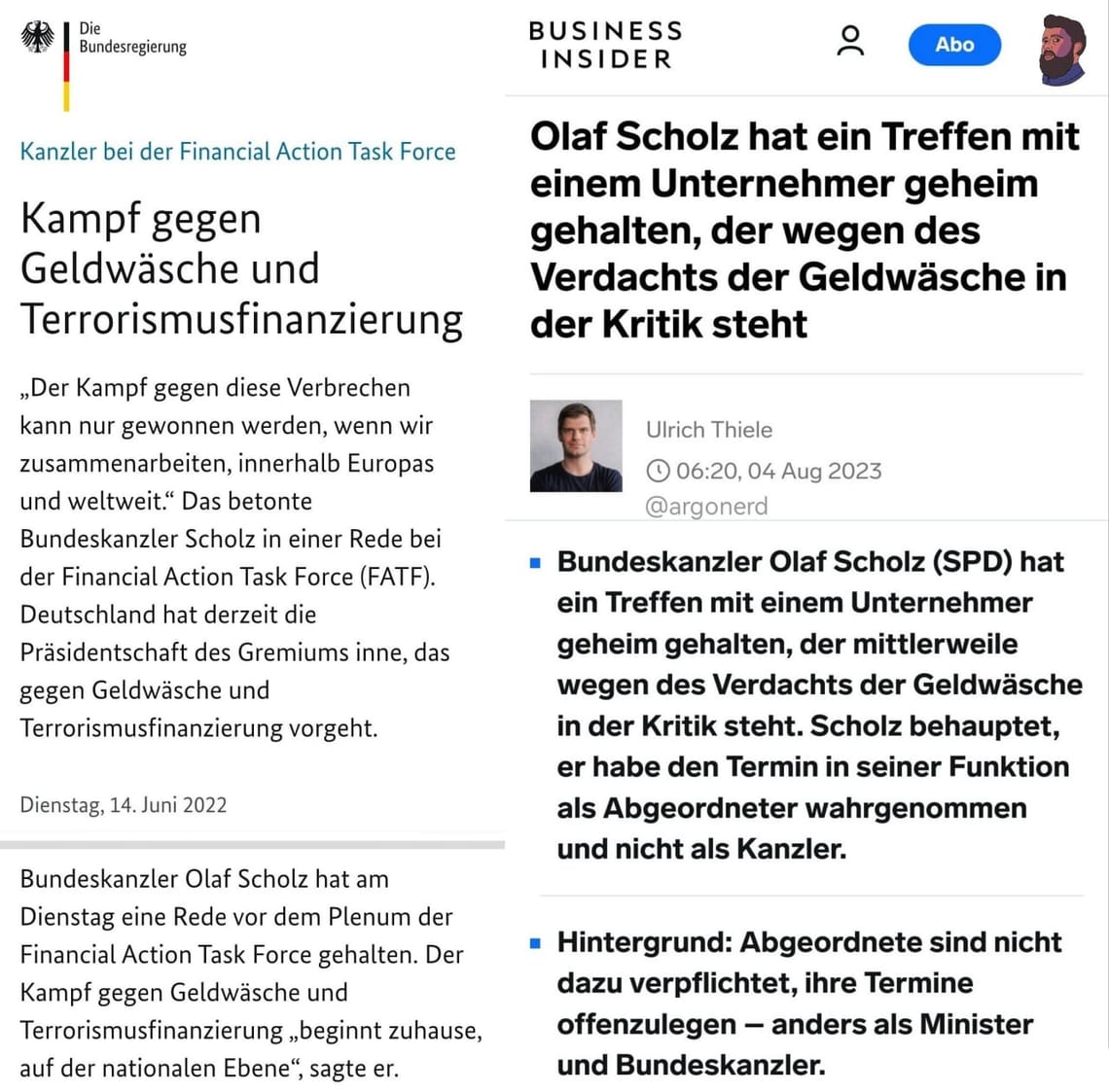 Import nach Datenbankcrash - Nummer 1446