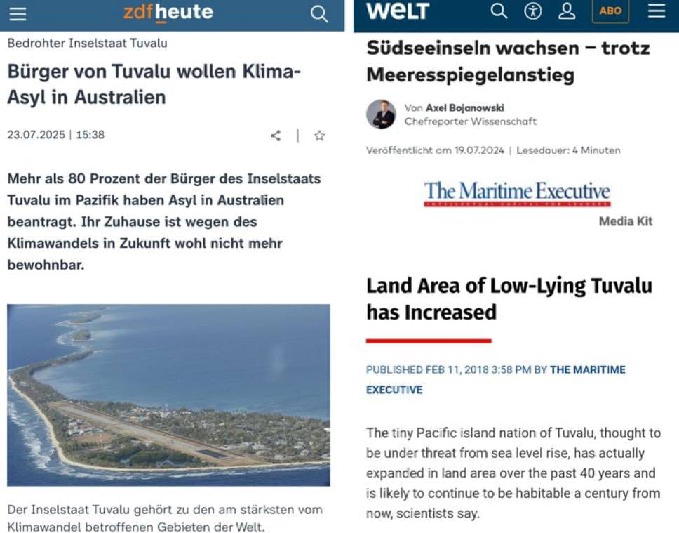 Sinkendes Inselwachstum